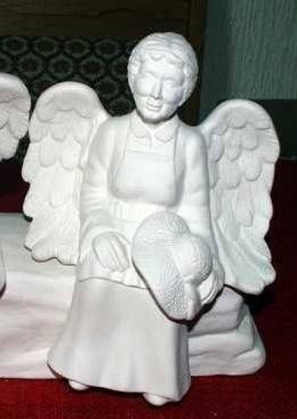 SCIOTO-Gießform – Garden Granny Angel - Engel-​Oma - 19 cm hoch – USA
