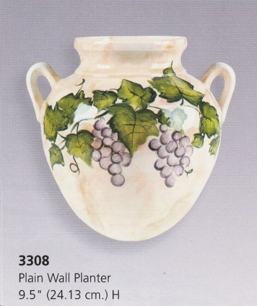SCIOTO-Gießform - neu – Plain Wall Planter – Amphore – 24 cm hoch - USA