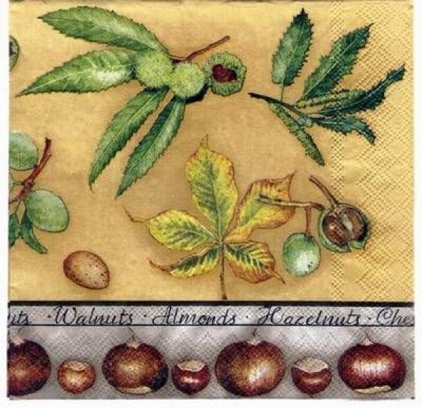 s1968 - Almonds - Servietten - Packung - 20 Stück