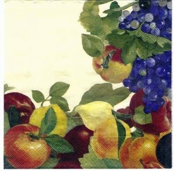 s2168 - Autumn Fruit - Servietten - Packung - 20 Stück
