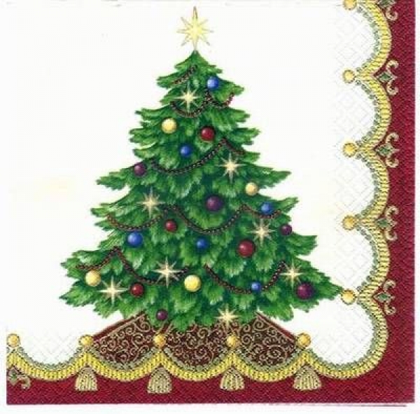 s2366 - Christmas Masterpiece - RARITÄT aus USA - Servietten - Packung - 16 Stück