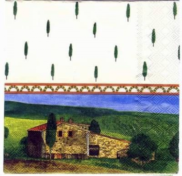 s2474 - Toscane - Servietten - Packung - 20 Stück