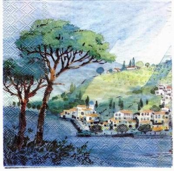 s2592 – Landschaft – Servietten – Packung – 20 Stück