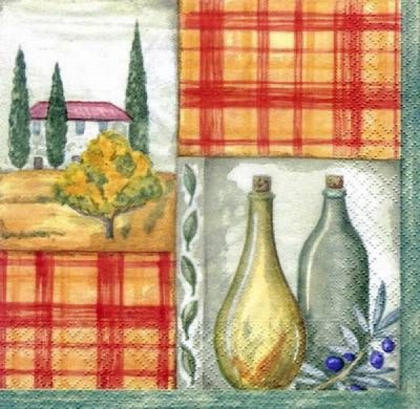 s3515 - Mediterrane - Napkins - Package - 20 pcs.