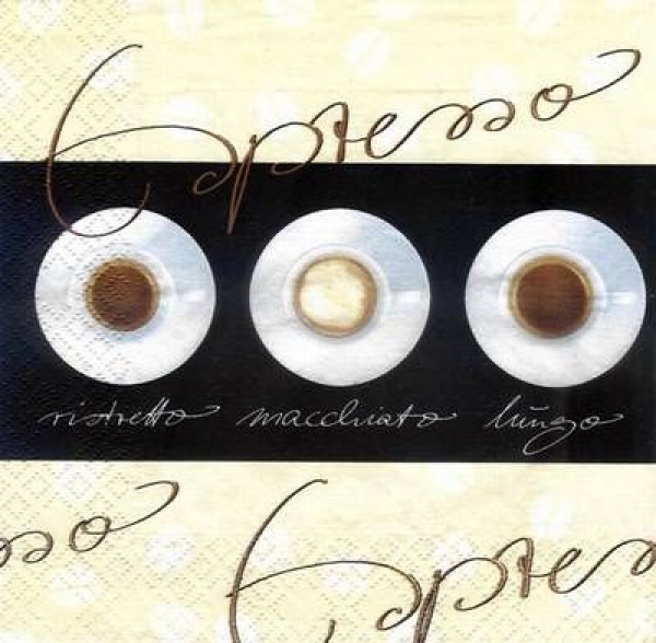 s3550 - Coffee - Servietten - Packung - 20 Stück