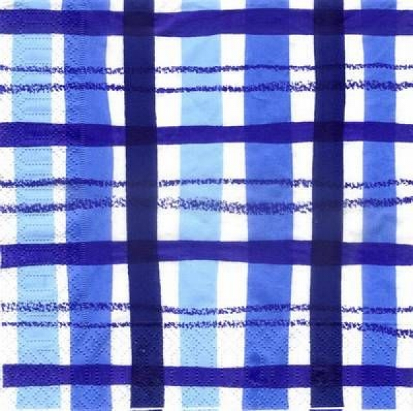 s3628 - Grafic-Design - blau - Servietten - Packung - 20 Stück