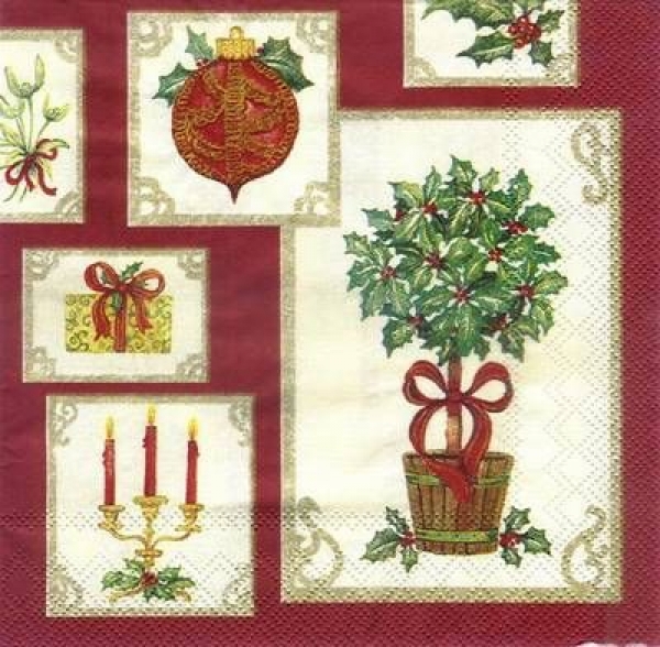s3741 – Weihnachten – Servietten – Packung – 20 Stück