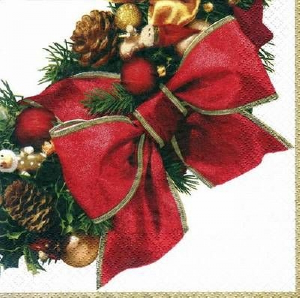 s3944 - Garland - weiß - Servietten - Packung - 20 Stück