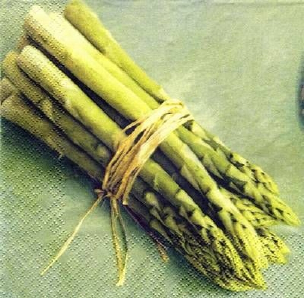 s4021 – Spargel – hellgrün – Servietten – Packung – 20 Stück
