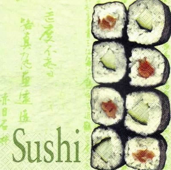 s4082 - Sushi - Servietten - Packung - 20 Stück