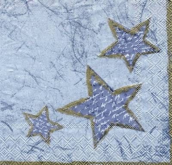 s4119 - Starletters - silber grau - Servietten - Packung - 20 Stück