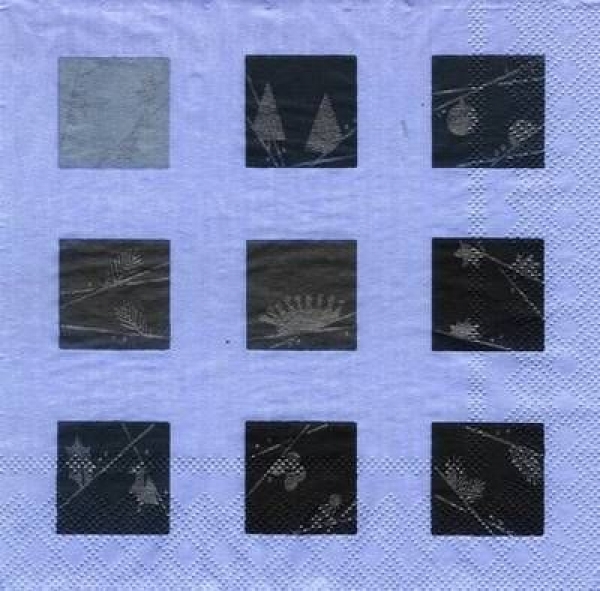 s4480 - Modern Art lila - Servietten - Packung - 20 Stück