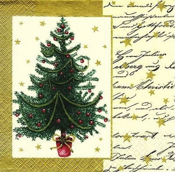 s4533 - Weihnachtsgrüße - Servietten - Packung - 20 Stück