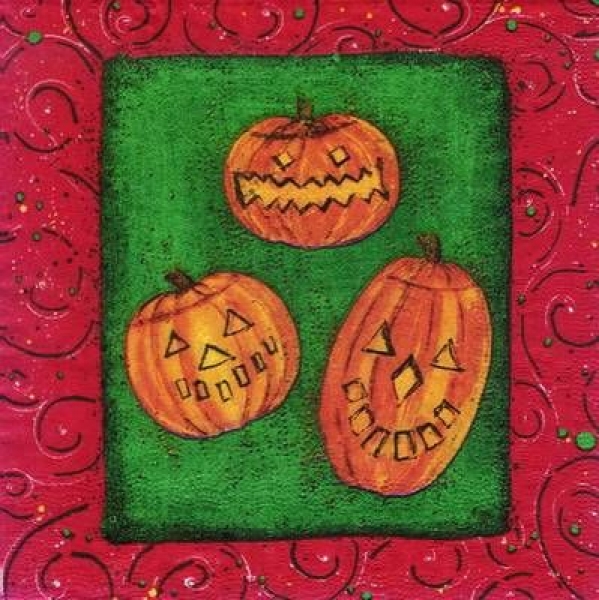 s4818 - Halloween - Servietten - Packung - 30 Stück
