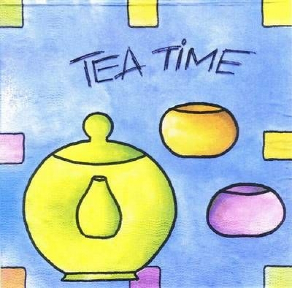 s4903 - Tea Time - Servietten - Packung - 30 Stück