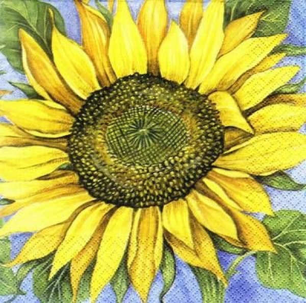 s4945 - Sonnenblume - Servietten - Packung - 20 Stück