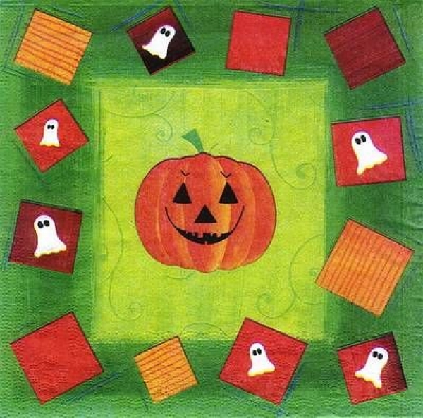 s4x0022 - Halloween - Servietten - Packung - 30 Stück