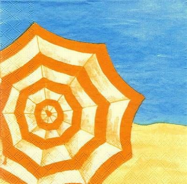 s4x0534 - Sonnenschirm - Servietten - Packung - 20 Stück