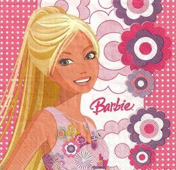 s4xx0813 - Barbie - Servietten - 2lagig - Packung - 16 Stück