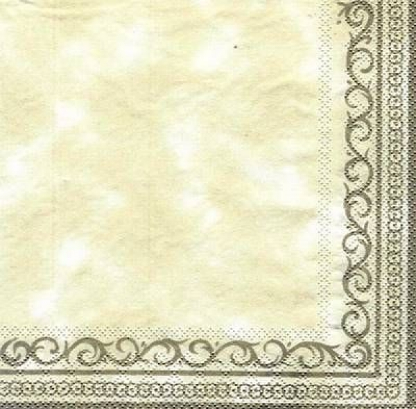 s5144 - Adagio - cream - gold - Servietten - Packung - 20 Stück