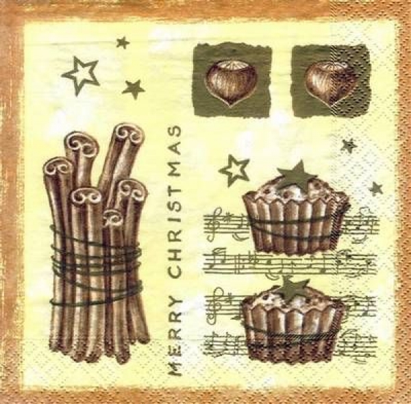s5152 - Merry Chritsmas - Servietten - Packung - 20 Stück