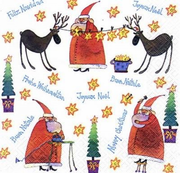 s5197 - Sternenwerkstatt - Napkins - Package - 20 pcs.