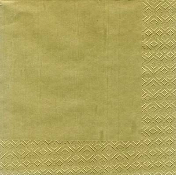 s5199 - Uni - gold - Servietten - Packung - 20 Stück