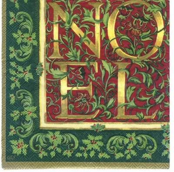 s5275 - Fete de Noel - red - Servietten - Packung - 20 Stück