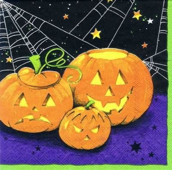 s5277 - Halloween - Servietten - Packung - 20 Stück