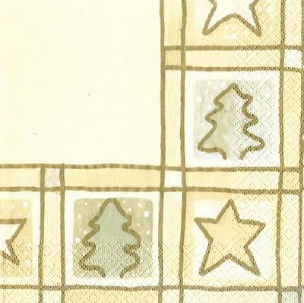 s5446 - Mosaic - beige - Servietten - Packung - 20 Stück