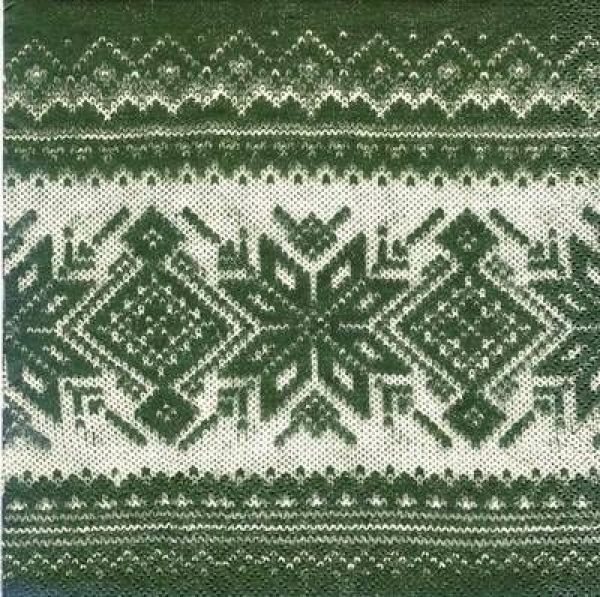 s5468 - Nordic - dark green - Servietten - Packung - 20 Stück