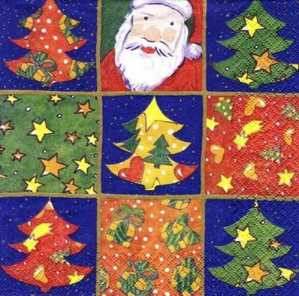 s5521 - Winter Puzzle - blue - Servietten - Packung - 20 Stück