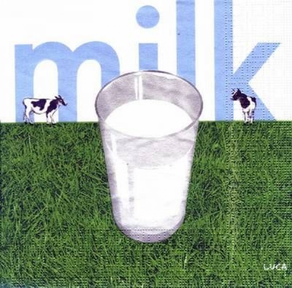 s5673 - Fresh Milk - Servietten - Packung - 20 Stück