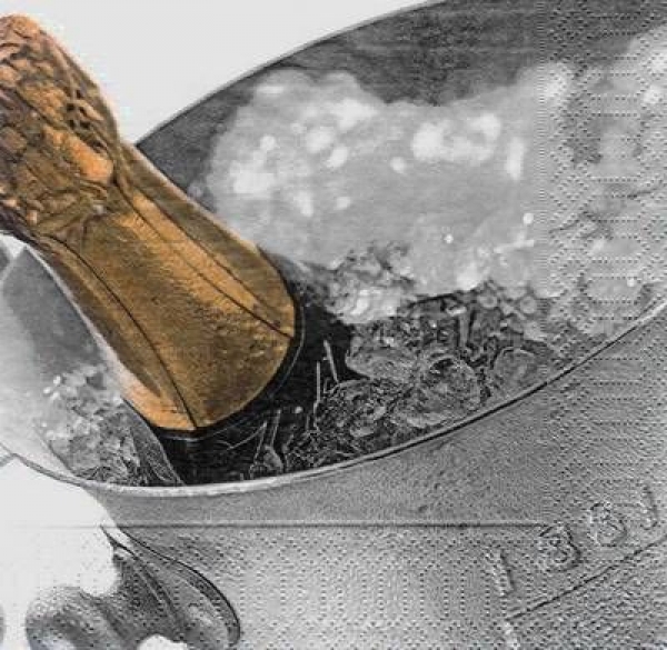 s5750 - Champagner - Servietten - Packung - 20 Stück