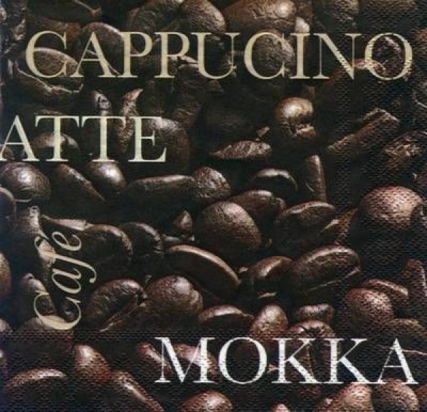 s5757 - Cappucino - Servietten - Packung - 20 Stück