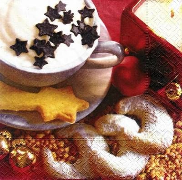 s6162 - Xmas Coffee - Napkins - Package - 20 pcs.