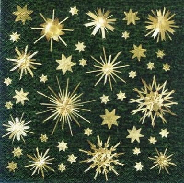 s6197 - Strawstars - Napkins - Package - 20 pcs.