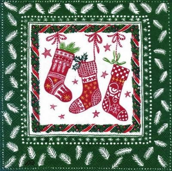 s6293 - Yuletide - red - Napkins - Package - 20 pcs.