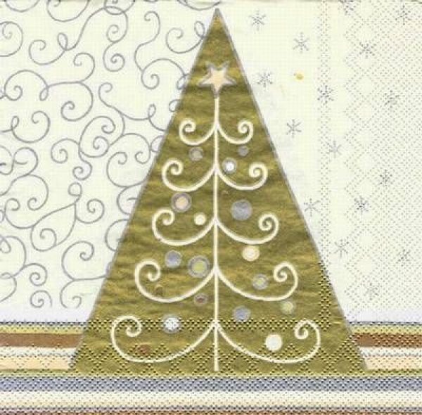 s6325 - Sapin - creamk - Servietten - Packung - 20 Stück