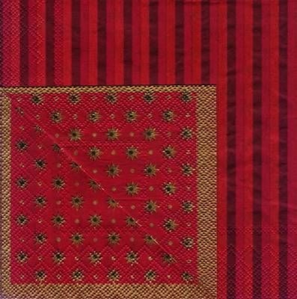 s6424  - Kerst - red - Servietten - Packung - 20 Stück.