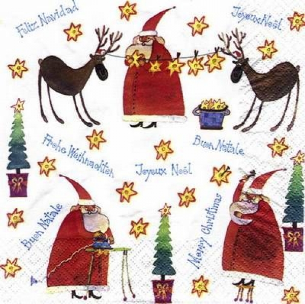 s6514 - Sternenwerkstatt - Napkins - Package - 20 pcs.