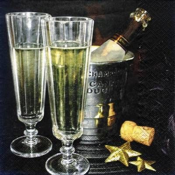 s6565 - Champagner - Napkins - Package - 20 pcs.