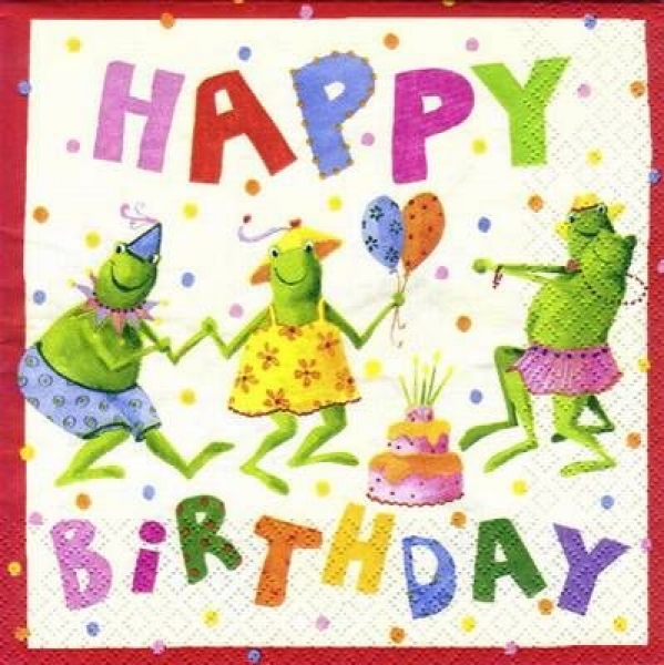 s6869 - Birthday-Party - Servietten - 33 x 33 cm - Packung - 20 Stück