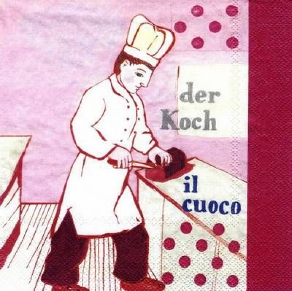 s6895 - It. Cuoco - Napkins - Package - 20 pcs.