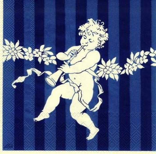 s6919 - Amorettes - blue - Servietten - Packung - 20 Stück.