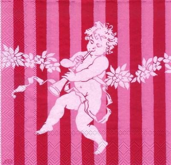 s6979 - Amorettes - pink - Servietten - Packung - 20 Stück.