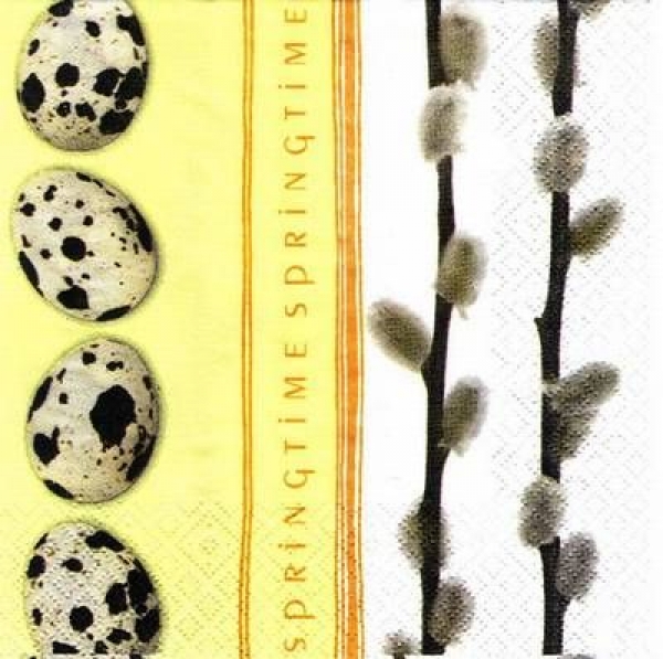 s7382 - Aglet & Eggs - Servietten - Packung - 20 Stück.