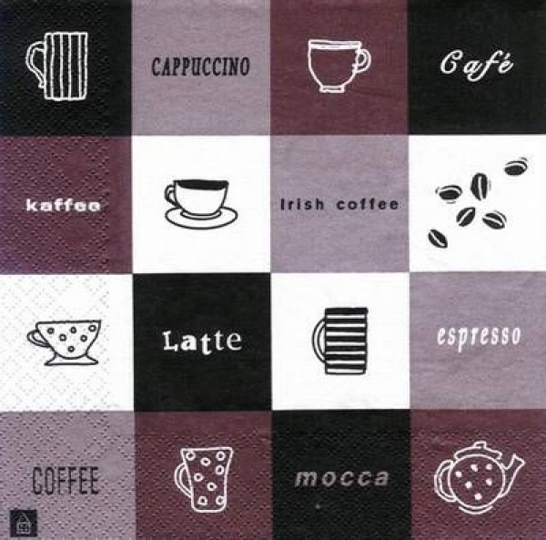 s7421- Coffe Cups - Napkins - Package - 20 pcs.