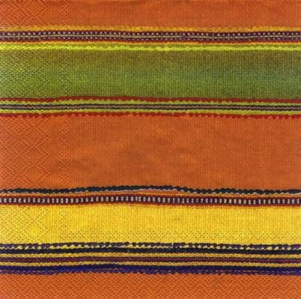 s7581 – Havanna – Streifen – Servietten – 33 x 33 cm - Packung – 20 Stück