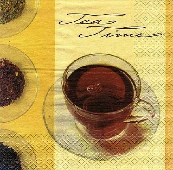 s7612 - Tea Time - Servietten - Packung - 20 Stück